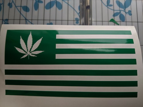 Pot leaf flag cannabis - flag,