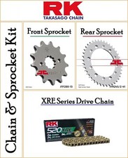 Honda NX 250 1988-1995 [RK Gold XRE Series Motorcycle Chain and Sprocket Kit]