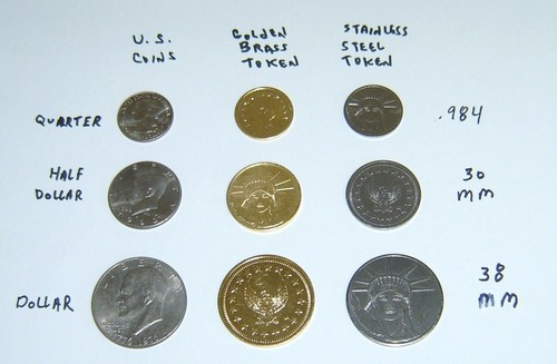 Samples slot machine tokens - samples,