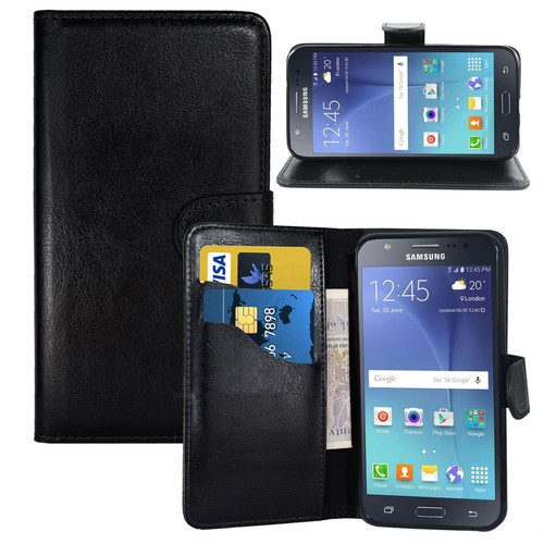 Black wallet card slot stand - wallet,