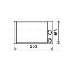 Heat Exchanger For Saab 9-5 YS3G 2.8 t V6 AVA Exchanger Interior 13263329