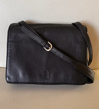 Hobbs Black Crossbody Leather Bag, Good Condition