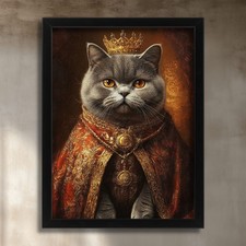 British Shorthair Cat Wall Art