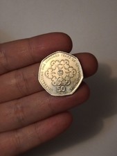 VERY RARE 50p coin Celebrating