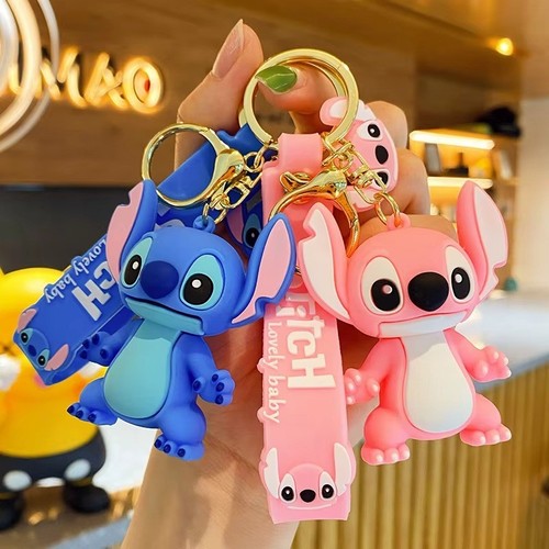 Cute stitch keychain couple - stitch,