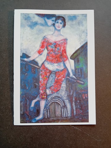 Marc chagall art postcard - chagall, the