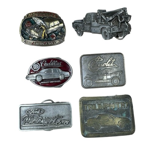 Vintage automotive belt - belt, buckle