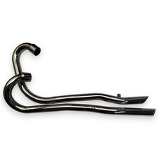 TRIUMPH TR6C T120 1967-1968 HIGH LEVEL SLASH CUT EXHAUST PIPES 71-0022/71-0024