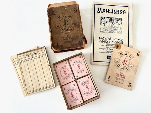 Antique chad valley mah jongg - valley,