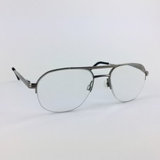 SPECSAVERS eyeglasses GUNMETAL HALF RIMLESS glasses frame MOD: MEDIUM/LARGE