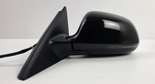 AUDI A4 B8 SALOON 2008-12 LEFT PASSENGER SIDE WING MIRROR BLACK 6 PIN 020931 OEM