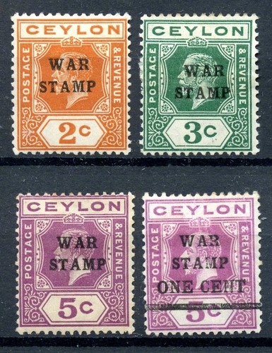 Ceylon kgv 1918 - sg, 330,