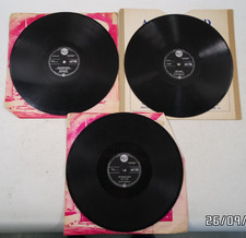 Elvis Presley 78 rpm records x3