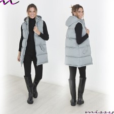 NEW LONG HOODED GILET