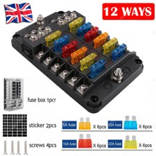 12Way Blade Fuse Box Holder &