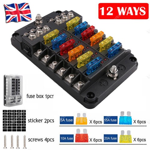 12way blade fuse box holder - 12way,