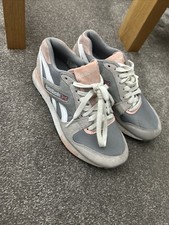 Reebok GL-6000  Classics - Retro Trainers - UK Size  3 - Pink / Grey Suede
