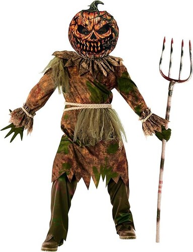 Boys scary pumpkin costume - scary,