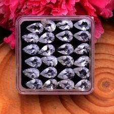 VVS 24 Pcs Natural White Topaz