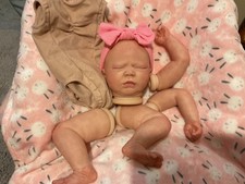 REBORN BOUNTIFUL BABY DOLL RAIN UNFINISHED AND UNSEALED KIT CLOSED EYE 