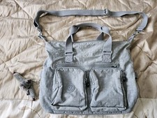 Kipling Erasto S Medium Crossbody Bag In Pigeon Grey