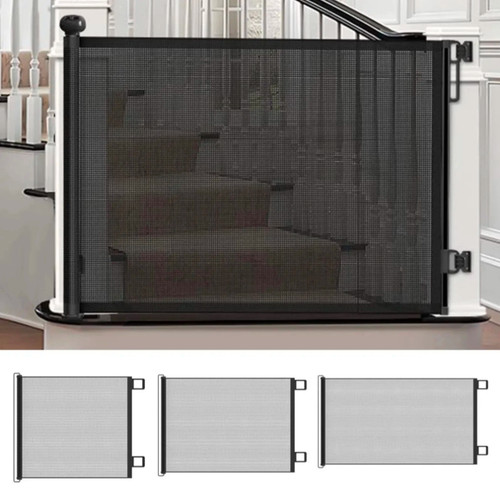 Baby safety gate - safety, retractable