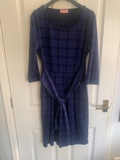 Popsy blue tartan print dress