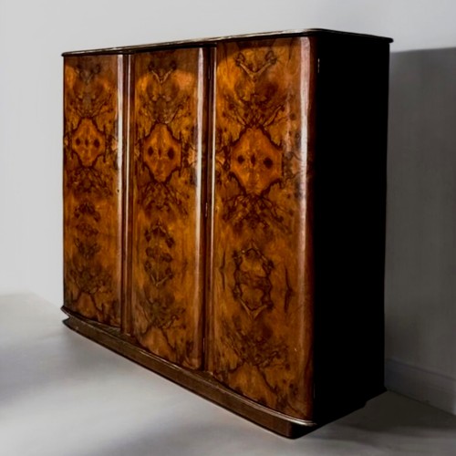 Stunning art deco burl walnut - art,