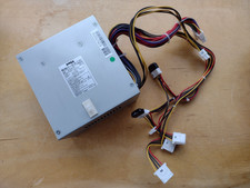 Dell Dimension 4300 power supply, 20 pin, 4 pin 12v, 5 x Molex, 1 FDD