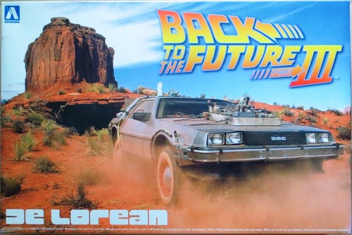Aoshima delorean time machine - delorean,
