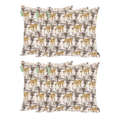 6pc leopard print outdoor - leopard,
