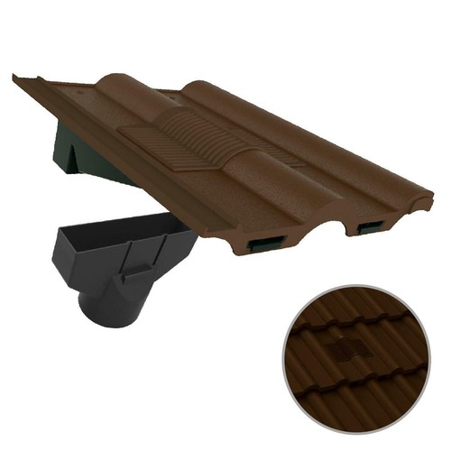 Dark brown double roman - dark,