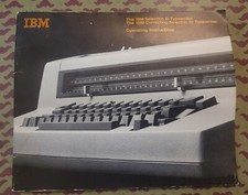 Operating Instructions Manual For IBM Selectric III Typewriter