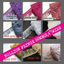 Bullion fringe trim 6cm