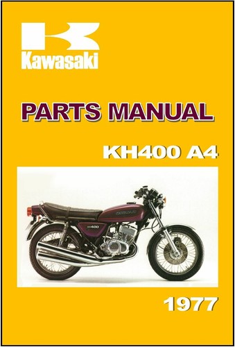 Kawasaki parts manual kh400 - manual, a4