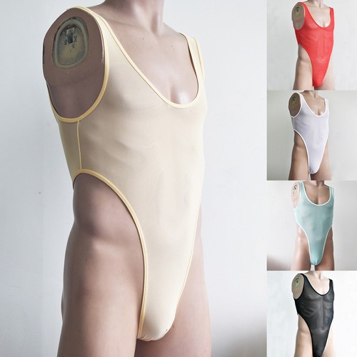 Mens see through thong - mens,