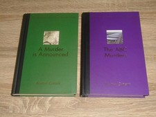 Agatha Christie THE ABC MURDERS / A MURDER  IS ANNOUNCED Hardback Books Poirot