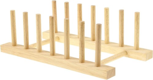 Wooden dish plate - dish, stand