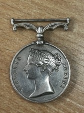 British India China War Silver Victorian Medal Unnamed Rare
