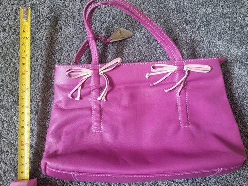 Tula leather handbag - handbag, pink