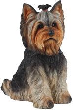 Yorkshire Terrier Ornament Resin Dog Garden or Home Decor Statue Yorkie H30cm XL