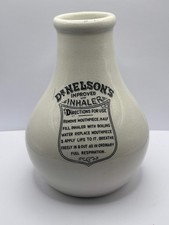 Old Dr Nelsons stoneware inhaler