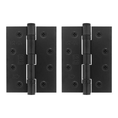 Black internal door - internal, pair