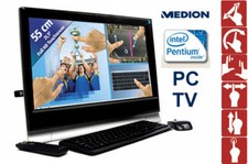 MEDION AKOYA AIO PC P4011D TOUCHSCREEN WEBCAM DVD 4GB RAM 240GB SSD WIN 10