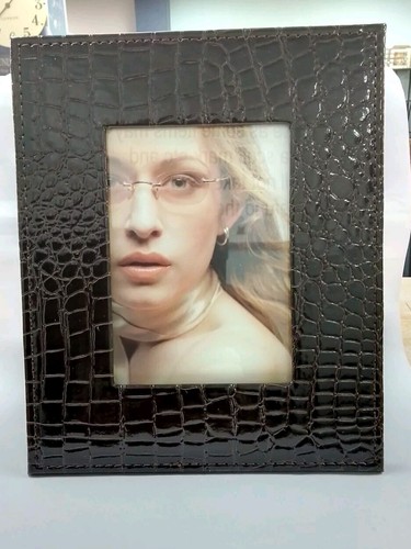 Photo frame faux - faux, croc