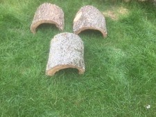 REPTILE,SNAKES, GECKO, BEARDED DRAGON, TORTOISE OPENED ASH  TREE LOG HABITAT