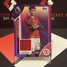 *DAMAGED* Alejandro Garnacho 022/199 Relic Man United Topps Premier League 2026