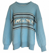 LL Bean Polar Bear Sweater XL