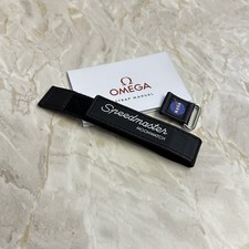 Genuine Omega Speedmaster 2-piece 20mm Black NASA Meatball VELCRO® Watch Strap!