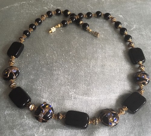 Vintage murano glass necklace - murano,